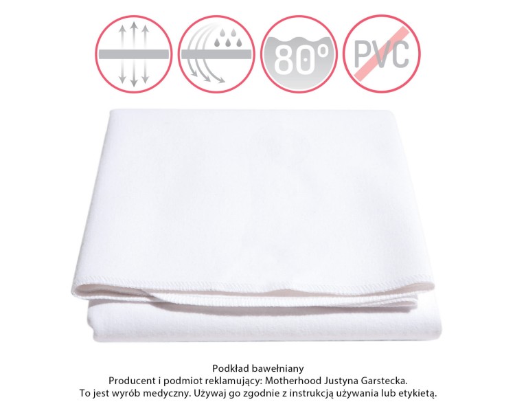 Bawełniany podkład pod prześcieradło 190x160cm